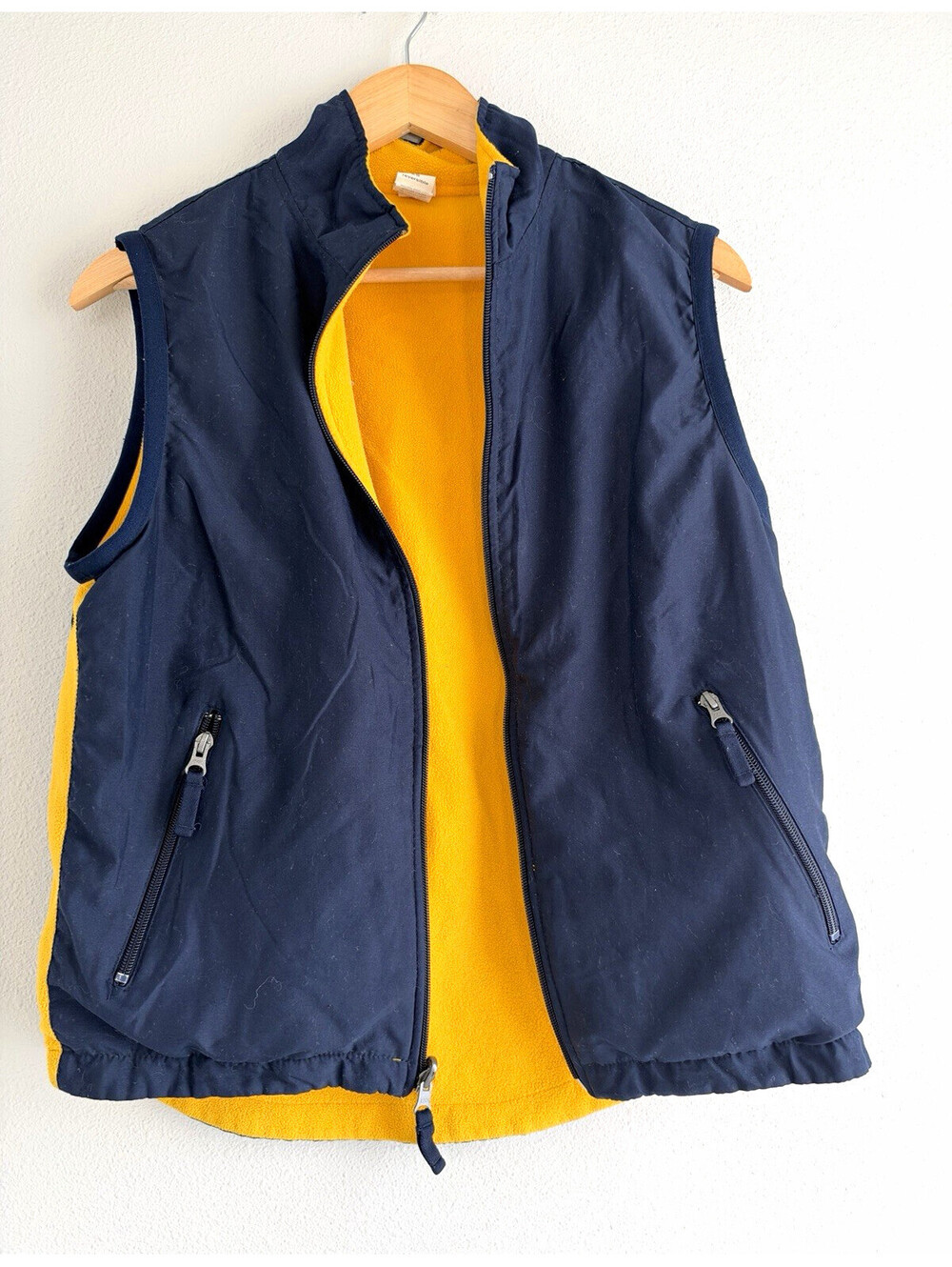 Vintage Gap reversible full zip utility vest  1990s to early 2000s Y2K era, XS